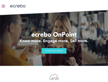 Tablet Screenshot of ecrebo.com